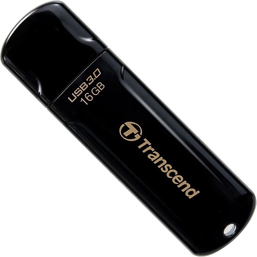 USB флеш-накопитель Transcend JetFlash 700 16GB USB-A 3.0 Black (TS16GJF700)
