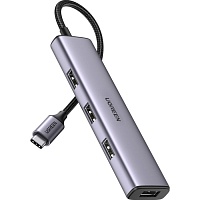 Мультифункціональний адаптер Ugreen CM473 4 в 1 USB-C/4xUSB 3.0 (20841) - придбати в Дніпрі, Україні: ціна, характеристика | інтернет-магазин TOUCH Мультифункціональний адаптер Ugreen CM473 4 в 1 USB-C/4xUSB 3.0 (20841) - придбати в Дніпрі, Україні: ціна, характеристика | інтернет-магазин TOUCH