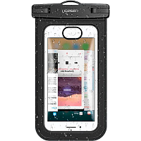 Водонепроницаемый чехол UGREEN Waterproof Phone Pouch Clear/Black (LP186) Водонепроницаемый чехол UGREEN Waterproof Phone Pouch Clear/Black (LP186)