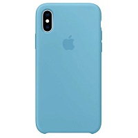 Чехол Silicone Case для Apple iPhone X / Xs (Cornflower) AAA