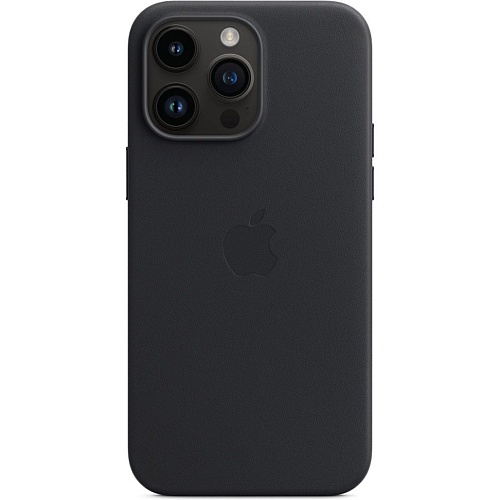 Чехол Apple Leather Case with MagSafe для iPhone 14 Pro Max Midnight (MPPM3ZM/A)