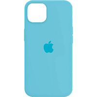 Чехол Silicone Case для Apple iPhone 14 Plus (Sky Blue) AA