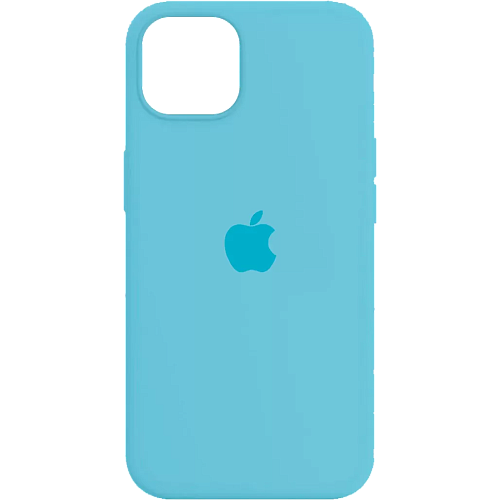 Чехол Silicone Case для Apple iPhone 14 Plus (Sky Blue) AA