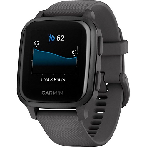 Смарт-часы Garmin Venu Sq Slate Aluminium Bezel with Shadow Grey Case and Silicone Band (010-02427-10)