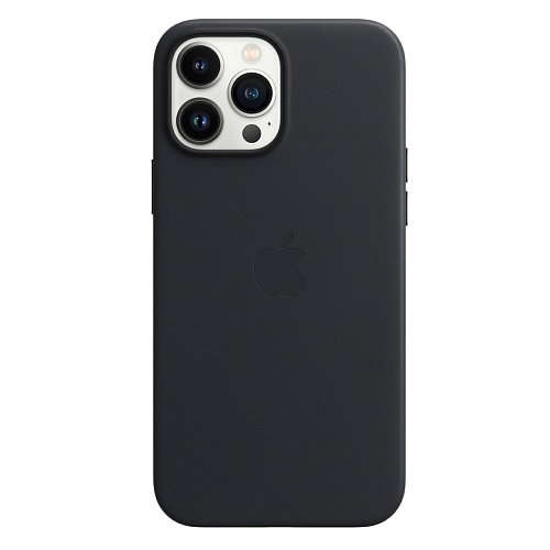 Чехол Leather Case с MagSafe для Apple iPhone 13 Pro Max (6.7) (Midnight) ААА