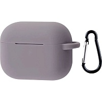 Чохол Silicone Case + Carbine для Apple AirPods Pro 2 Lavender Gray