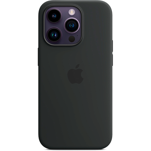 Чехол Silicone Case с MagSafe для Apple iPhone 14 Pro (Midnight) ААА