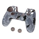 Чехол на геймпад Silicone Case для Sony DualShock 4 Grey Camouflage