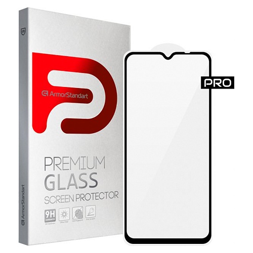 Захисне скло ArmorStandart Glass Pro для Xiaomi Redmi 9A/9C/9AT/10A/A2/A2+/A1/A1+ (ARM56246-GPR-BK) Black - придбати в Дніпрі, Україні: ціна, характеристики | інтернет-магазин TOUCH