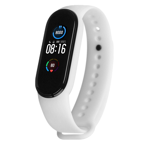Ремешок ArmorStandart для Xiaomi Mi Band 7/6/5 New Style (White)